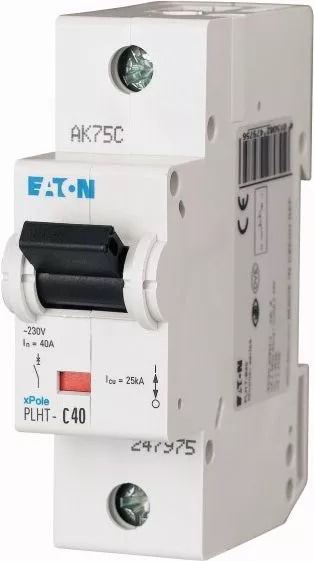 Автомат PLHT-C40/1 40A, 1-pol