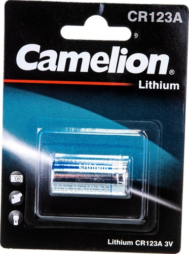 Элемент питания Camelion CR123A 3V. BL-1 (в коробке 10шт.) фото