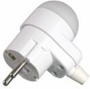 Вилка угловая WT-16U/L с лампочкой  (10 шт.)