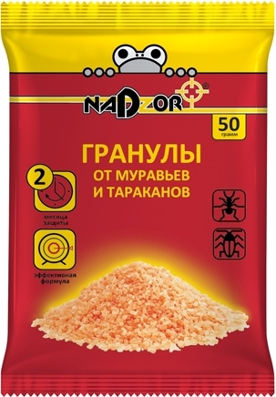 Гранулы от муравьев  50гр. NADZOR