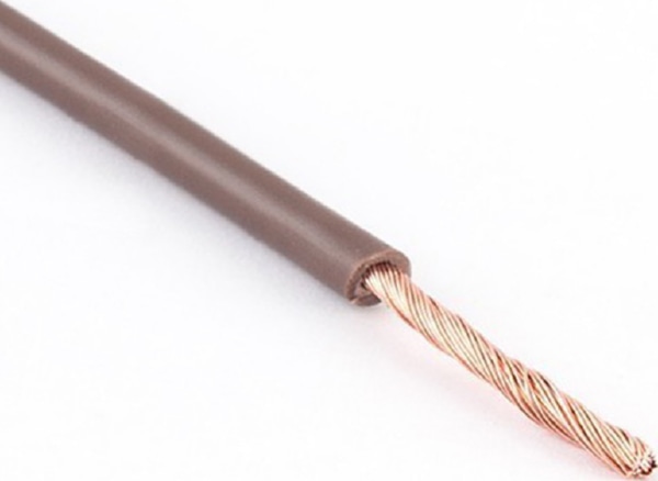 Провод LGY 1*25 (ПВ3) 450/750V (H07V-K) КОРИЧНЕВЫЙ