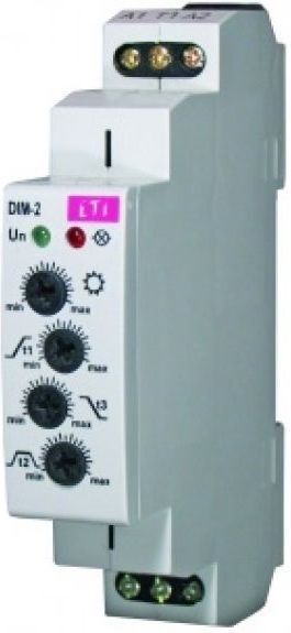 Лестничный автомат с рег.уровнем освещ.DIM-2relay(230B, AC 500(200)Вт)