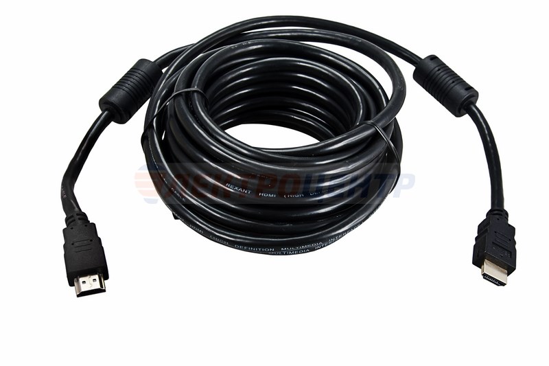 Шнур  HDMI - HDMI  gold  3М  с фильтрами  REXANT