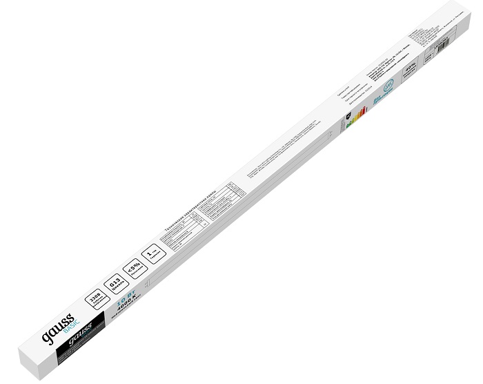 Лампа LED G13 T8 4000K 10Вт 780Лм 600мм Basic Gauss