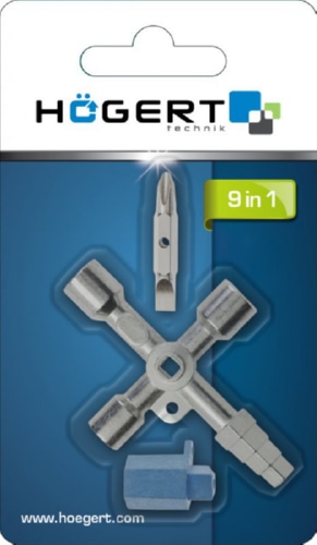 Ключ для электрошкафов, 85 мм HOEGERT