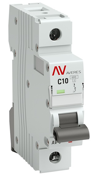 Автоматический выключатель AV-6 1P 10A (C) 6kA EKF AVERES