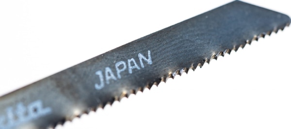 Пилки для лобзика № B27 5шт. Makita (A-85787) для фигурной резки железа,нержавеющей стали, цветных м