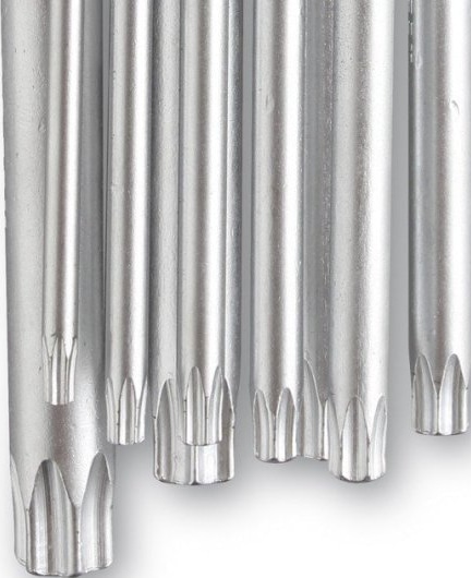 Набор Г-образных ключей TORX, Т10-Т50, 9 шт. HOEGERT, ком