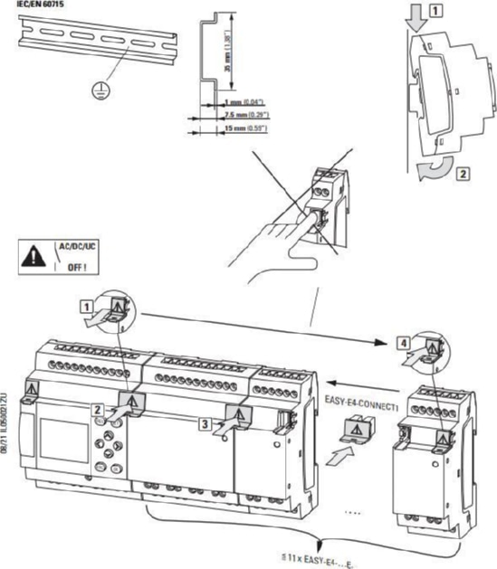 Модуль расширения EASY-E4-DC-6AE1