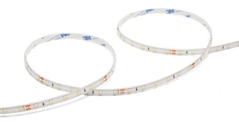 Лента LED SMD2835 6Вт 3000К 24В IP65 800лм/м 60led/м 8мм (уп.5м) WOLTA
