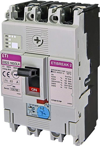 Автоматический выключатель EB2S 160/3LA 160A 3p ETI