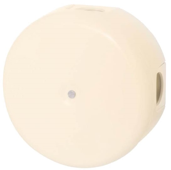 Коробка распред. 110х50мм Песочное золото (пластик) Bironi