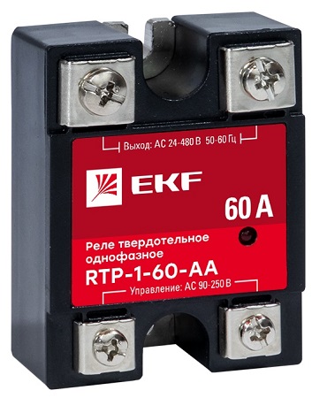 Реле твердотельное однофазное RTP-60-AA EKF PROxima