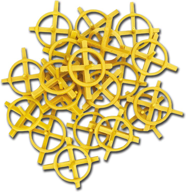 Крестики дистанционные 4,0 мм, 100 шт. TOPEX, уп