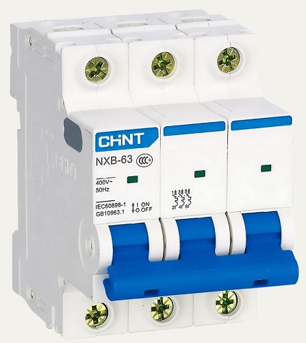 Автоматический выключатель NXB-63S C40/4 4.5кА CHINT