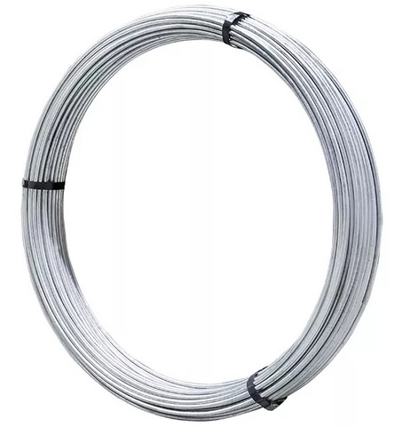 Проволока оцинкованная громоотводная ф8мм Z 350 50кг (125м)