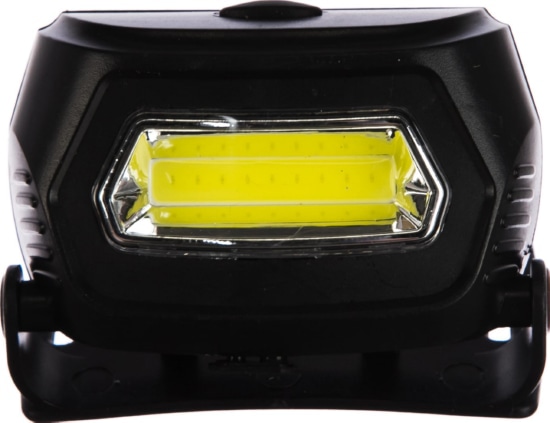 Фонарь налобный Ultraflash LED5359 (аккум 5В, черный COB 3 Ватт, 3реж.,пласт.,бокс)