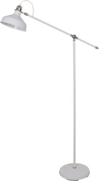 Camelion KD-425F С71  Белый + хром (Светильник напольный Amsterdam, 1х E27, 40Вт, 230В, металл)