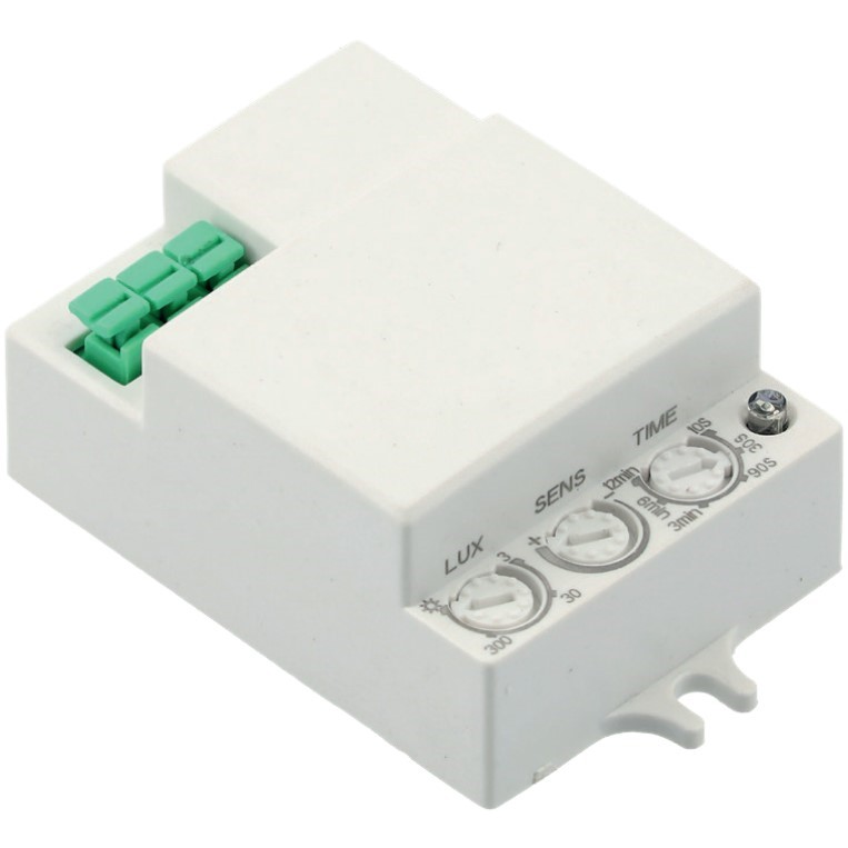 Датчик движения (микроволновый) SRC812 MINI2, max.500W, AC220-240V, угол обнаружения 360°, зона дейс