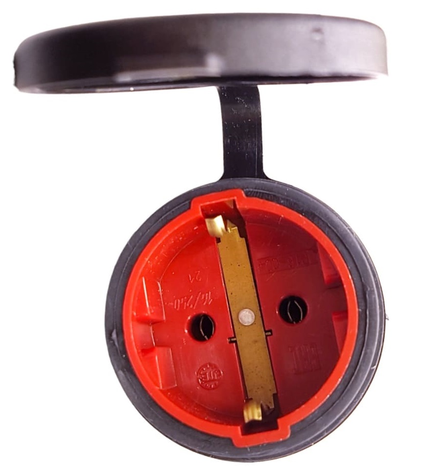 ГОРС Гнездо РП16-004 з/к штепсельное с крышкой прорезиненное /55