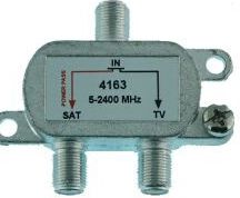 ТВ разветвитель SAT/UHF-VHF Combiner mini 5-2400MHz, имп.