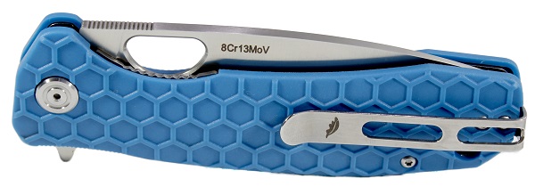 Нож Honey Badger Flipper L (HB1004) с голубой рукоятью