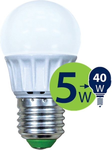 Лампа LEDURO LED G45-P 5W 320lm E27 2700K 220-240V