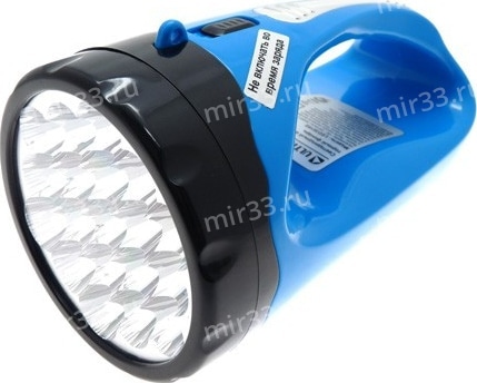 Фонарь Camelion LED3818SM (фонарь аккум. 220В, синий,  3W LED+12SMD LED)