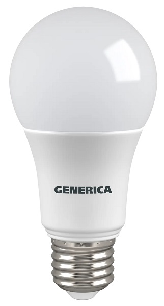 Лампа LED A60 груша 15Вт 230В 6500К E27 1500Lm GENERICA