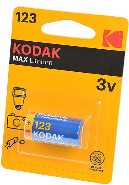 Элемент питания CR123-1BL KODAK