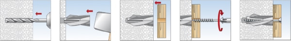 Дюбель для газобетона нейл. 8х55 (7 шт.)