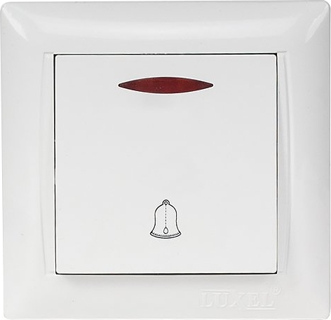 Кнопка звонка с подсветкой акрил (без рамки)