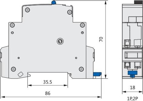 Импульсное реле NJMC1-16/1P AC230V  (CHINT)