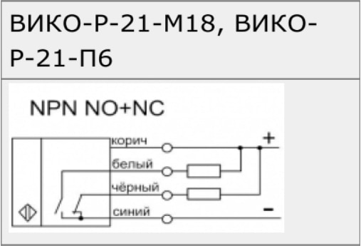 Датчик оптический рефлекторный ВИКО-Р-21-М18 (10-30VDC,SN-2000mm)