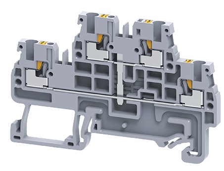 Клемма 2х-ярусная push-in OptiClip CPDL-2.5-2L-I-S сер. КЭАЗ 331864