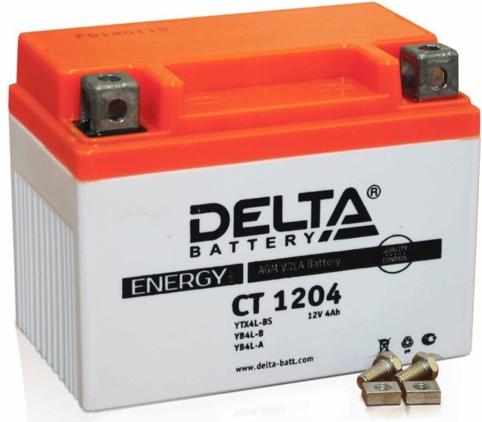 Аккумуляторная батарея CT 1204 для  мототехники (12В 4Ач до 50 см3)