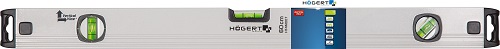Уровень алюминиевый 40 см,  (3-х пузырьковый), вертикальный вид HOEGERT