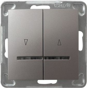 Выключатель LP-7YS/M/23 1006 для жалюзи с подсветкой (без рамки)