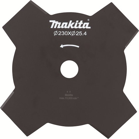 Нож для травы, 4-зубца, d- 230x25,4мм (Makita)