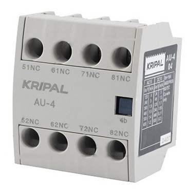 Блок-контакт вспом. AU-4-04, 4NC, фронт. монтаж