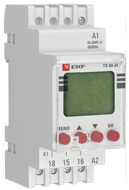 Таймер электронный ТЭ-80 16А 24-230В PROxima