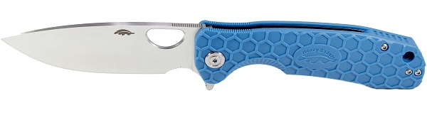 Нож Honey Badger Flipper L (HB1004) с голубой рукоятью
