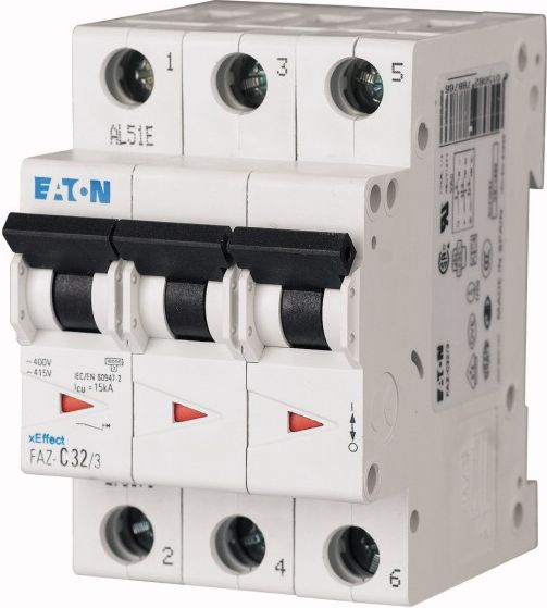 Автомат FAZ-B10/3 (B) 10А 3-pol, 15кА