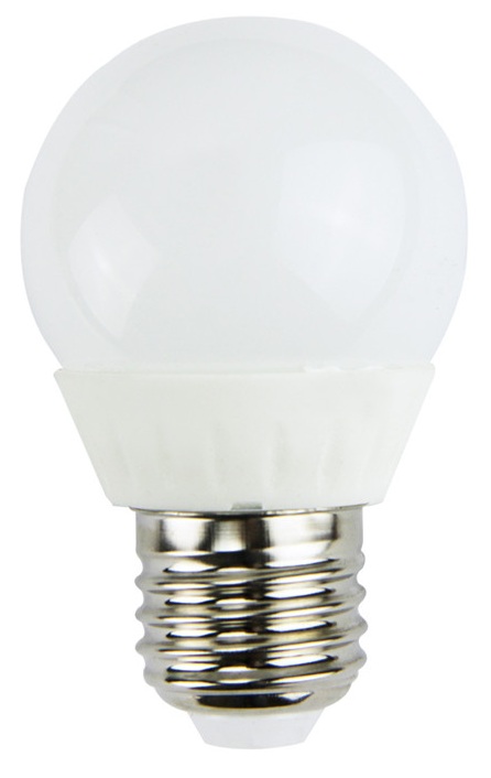 Лампа LED шар LED-G45 eco 5Вт 230В 3000К E27,  450Lm IEK