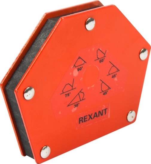 Магнитный угольник держатель для сварки на 6 углов усилие 34 Кг Rexant
