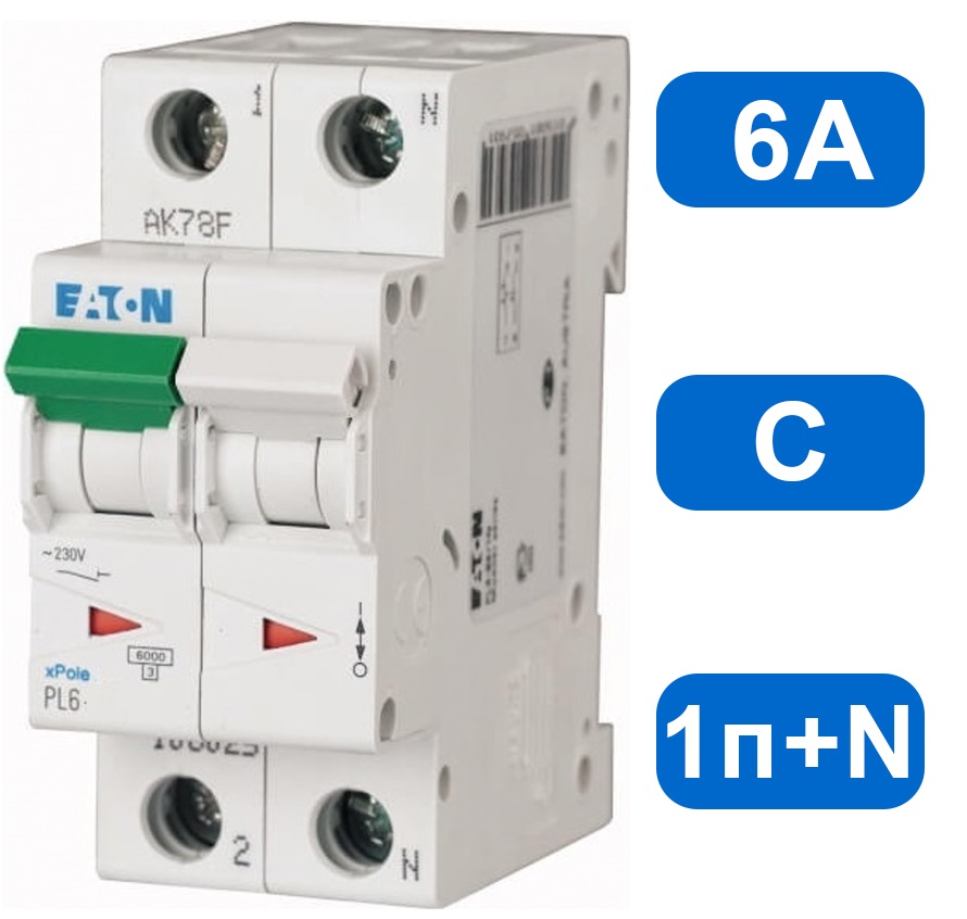 Автомат PL6-C6/1N