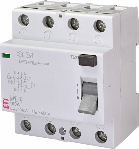 УЗО EFI4 AC 100/0,03