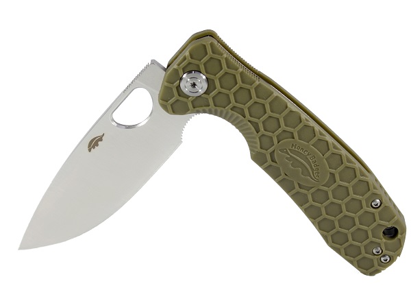 Нож Honey Badger Flipper L (HB1003) с зелёной рукоятью
