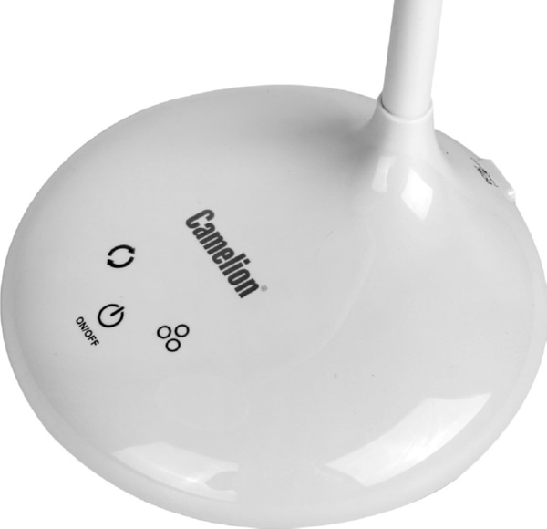 Светильник настольный KD-828 C01 белый LED (6.5 Вт,230В, 360лм,сенс.,рег.ярк ,CCT,RGB-ночник "Звездн