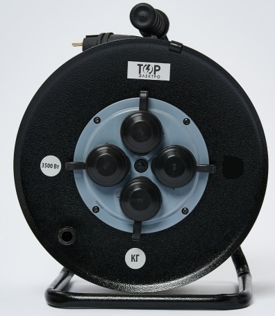 Удлинитель на метал. катушке 4гн. 40м c/з IP44 КГ 3х1,5мм2 (ГОСТ) ТОР